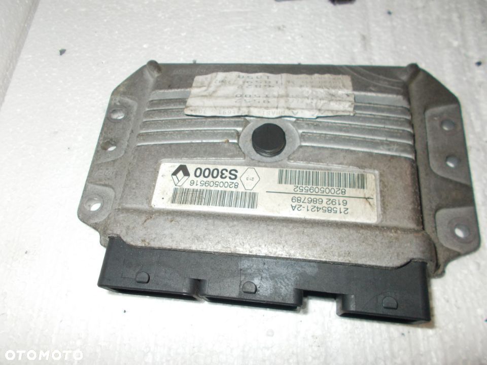 RENAULT SCENIC 1.6  KOMPUTER IMMOBILIZER LICZNIK KLUCZYK MODUŁ BSI ORYGINAŁ 8200509552 8 200509516 - 3