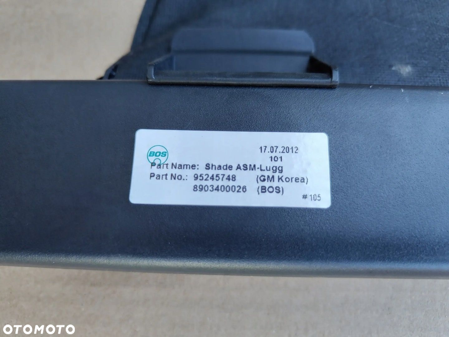 CHEVROLET CRUZE 1 I KOMBI ROLETA BAGAŻNIKA 95245748 - 8