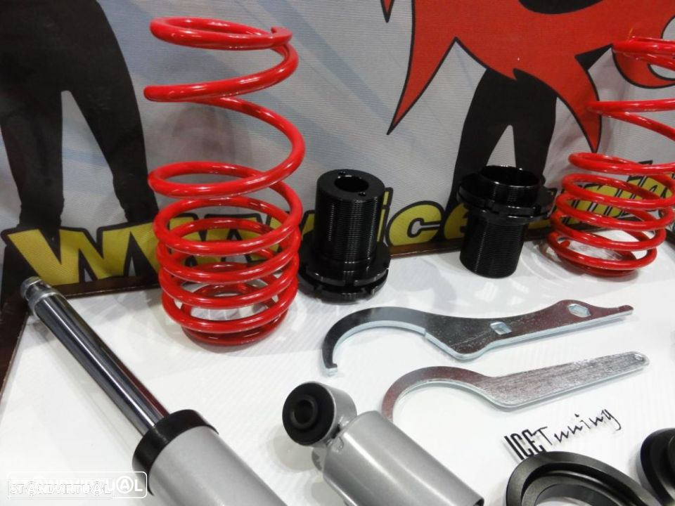 Coilovers Citroen Saxo 96- 04, Peugeot 106 91-05 JOM RED LINE C/2 anos de garantia - 3