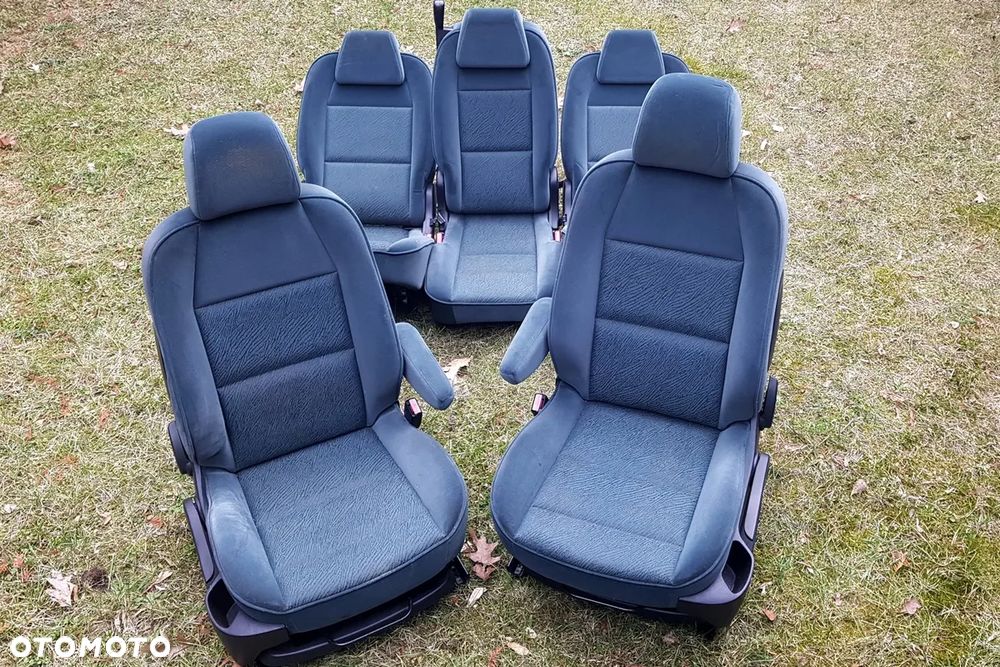 Fotel Lewy Prawy Przedni Tylny Boczki Komplet Peugeot 307 SW - 2