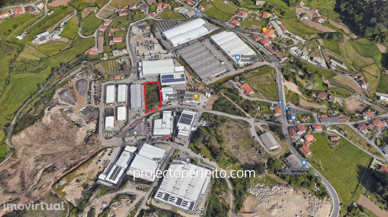 Lote Industrial  Venda em Pencelo,Guimarães - Grande imagem: 3/10