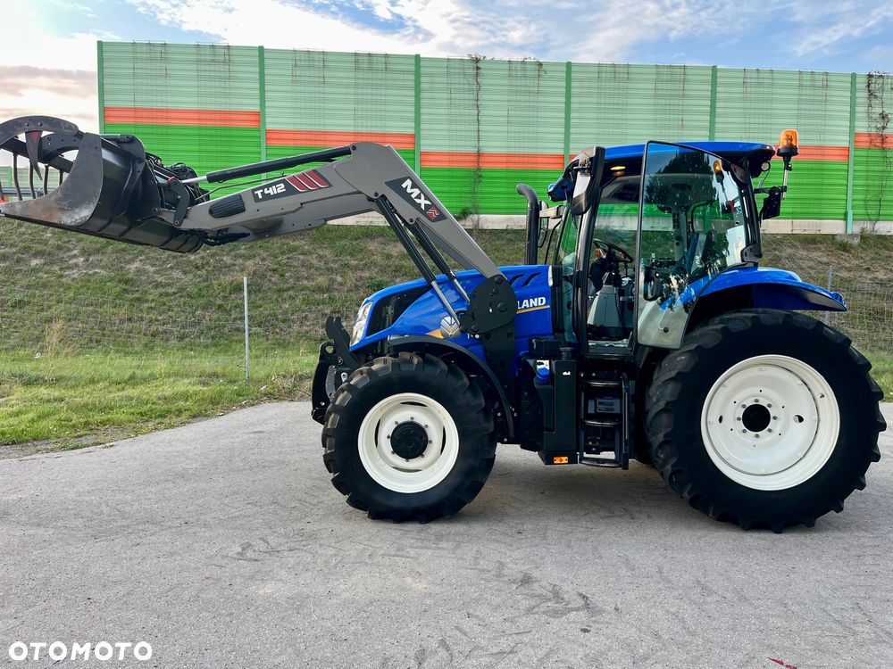New Holland T6.125s 2019r. //STAN PERFEKCYJNY//ładowacz czołowy MX 412 łyżko krokodyl tur tuz nie t7.165 - 34