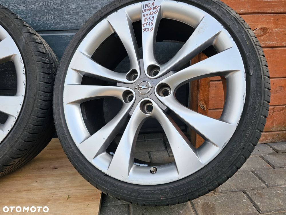 FELGI ALUMINIOWE KOŁA OPONY LETNIE WZÓR OPC 2021R OPEL INSIGNIA A R20 8,5J 5x120 ET45 245/35/20 - 6