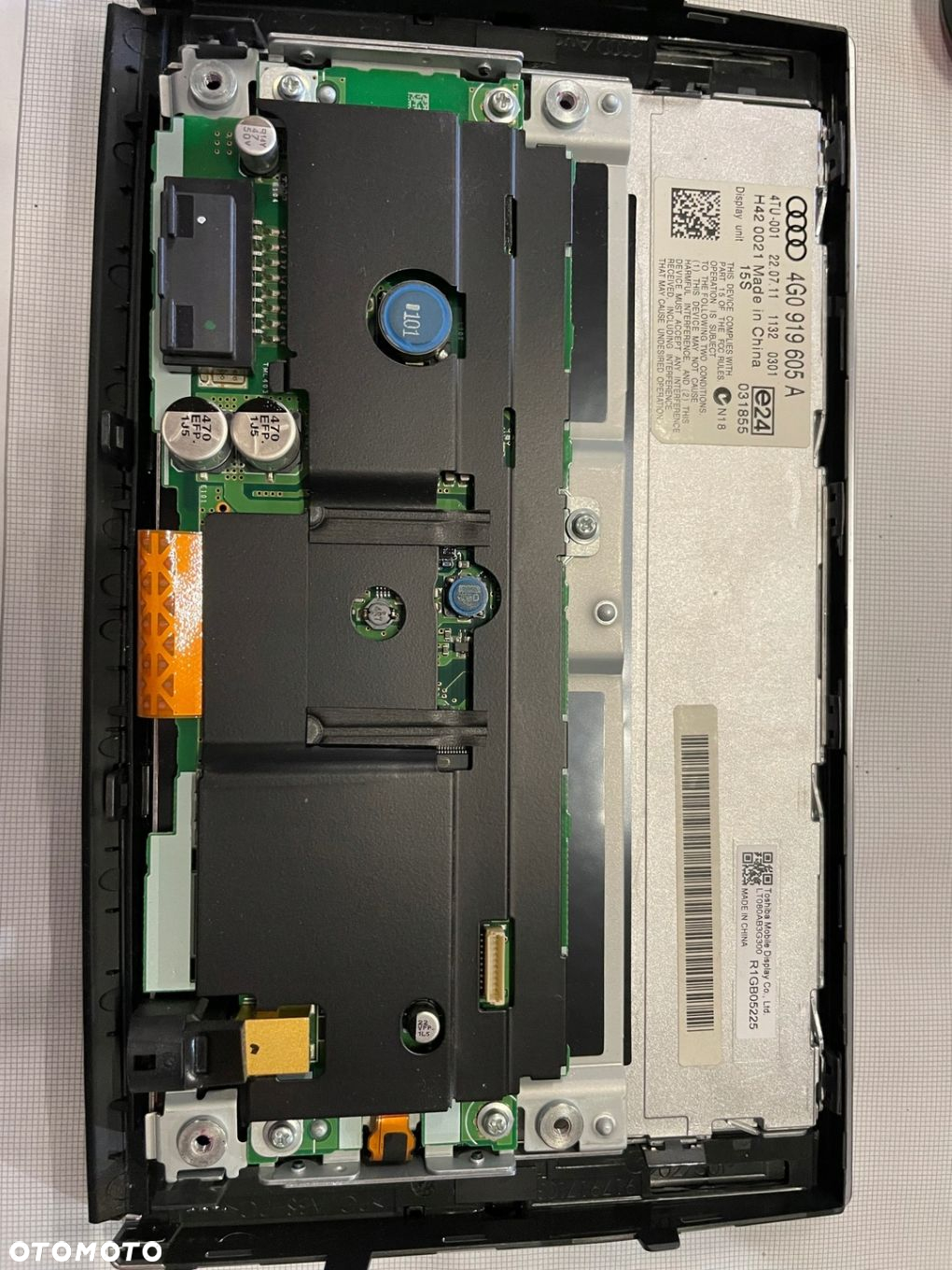 AUDI A6 C7 A7 WYŚWIETLACZ EKRAN LCD MMI DUŻY NAWIGACJI 4G0919605A - 8