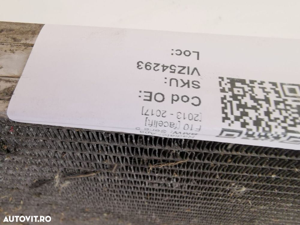 Radiator Apa BMW Seria 5 F10 [facelift] 2013 2014 2015 2016 2017 Origi - 8