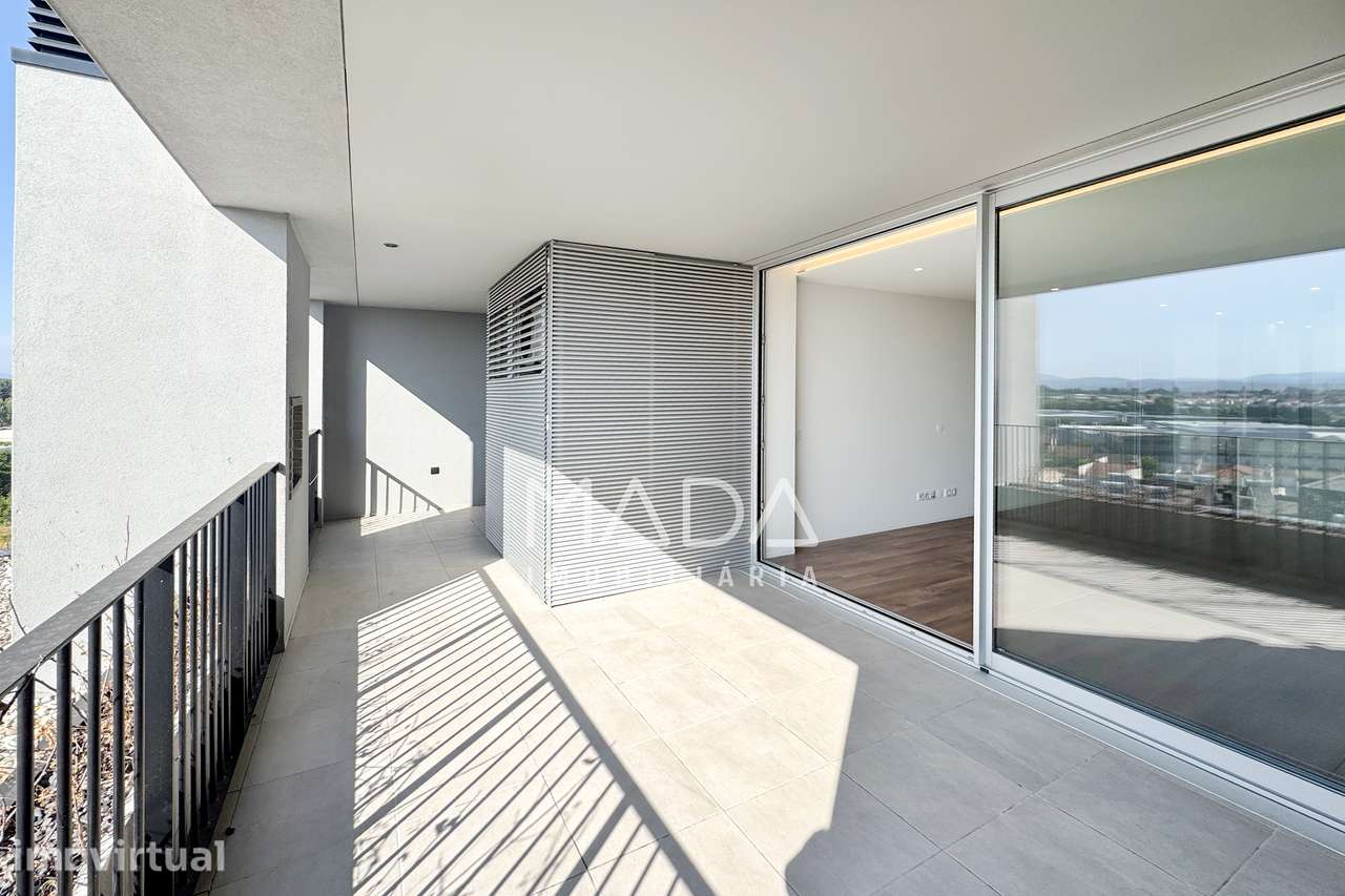 NOVO Apart. T1 (último piso) c/garagem  e terraços em Real, Braga - Grande imagem: 5/29