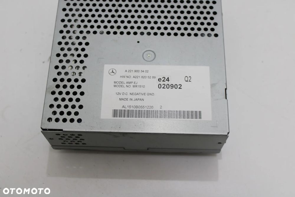 Wzmacniacz audio OE Mercedes CL500 W216 C216 W221 Lift A2219003402 - 3