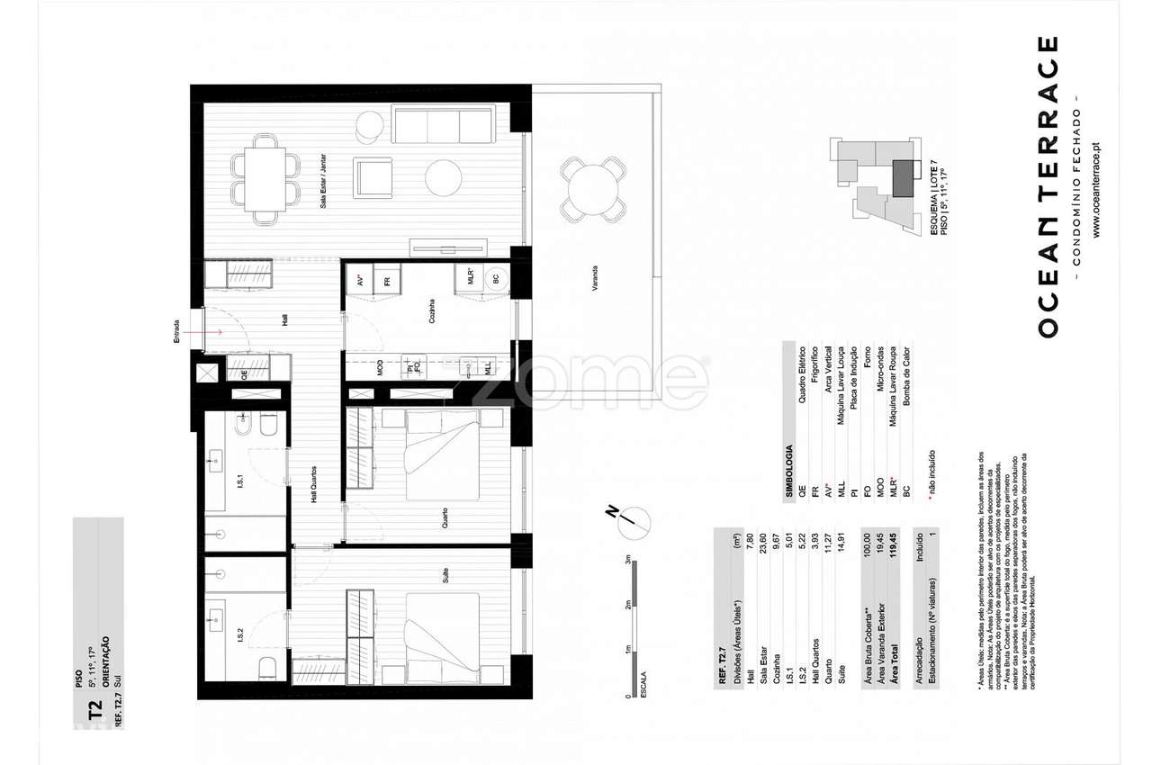 Apartamento T2 Leça da Palmeira - Ocean Terrace - Grande imagem: 5/51