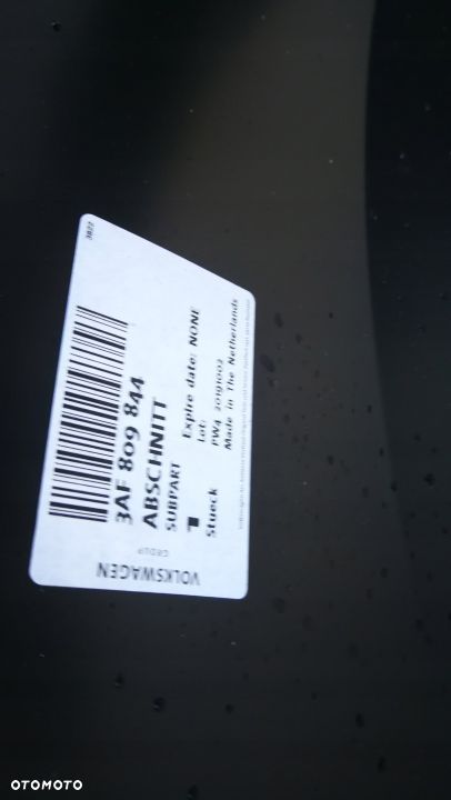 VW PASSAT B7 BŁOTNIK TYŁ TYLNY KOMBI 3AA ORYGINAŁ - 3