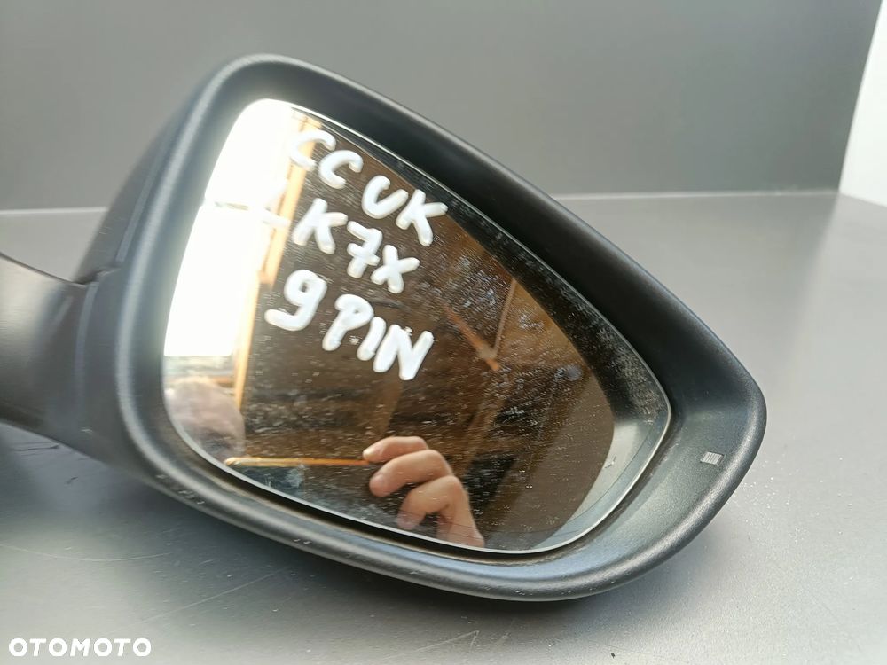 Lusterko Prawe VW CC Passat CC Lift FL 9 PIN LK7X Fotochrom - 14