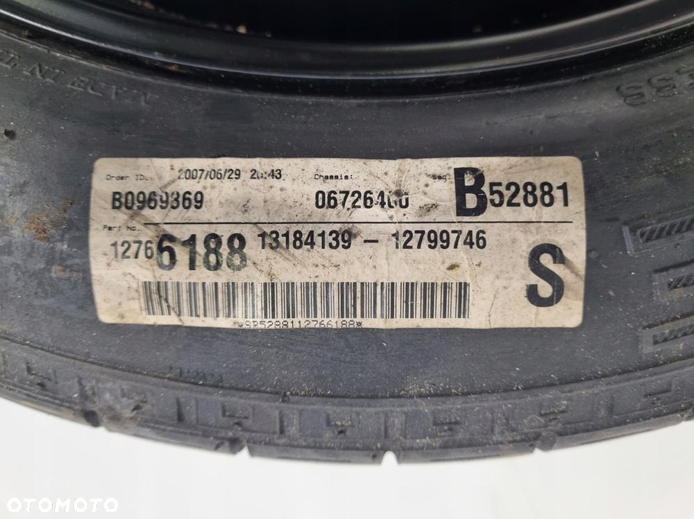 KOŁO DOJAZDOWE ZAPASOWE Opel Signum Vectra Astra H 125/85 R16 2160132 5x110 - 10