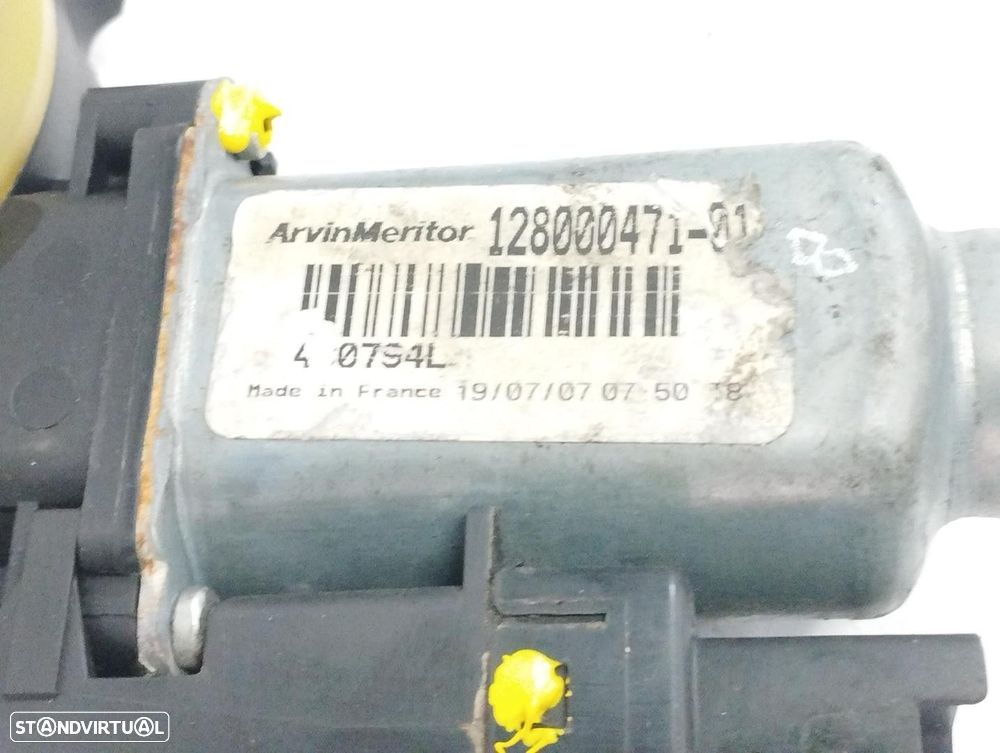 ELEVADOR DE VIDRO FRONTAL ESQUERDO RENAULT MEGANE II 2004 -12800047101 - 1