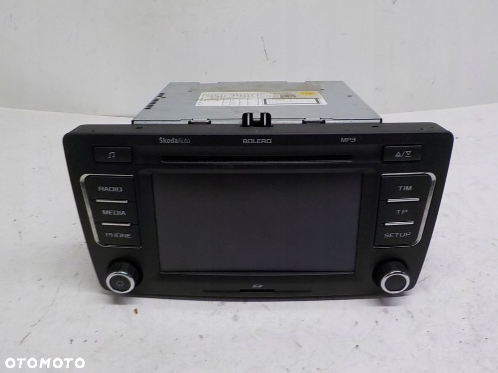 SKODA OCTAVIA II SUPERB II RADIO BOLERO 1Z0035156F - 1
