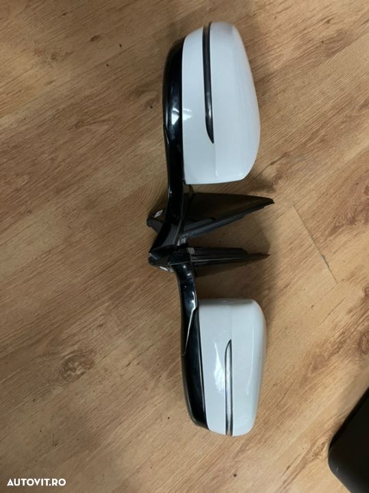 oglinda oglinzi stânga sau dreapta model cu camera 360 sideasist bmw g11 g12 seria 750xd 750i 730d 740xd Mpachet cu brat negru lucios - 4