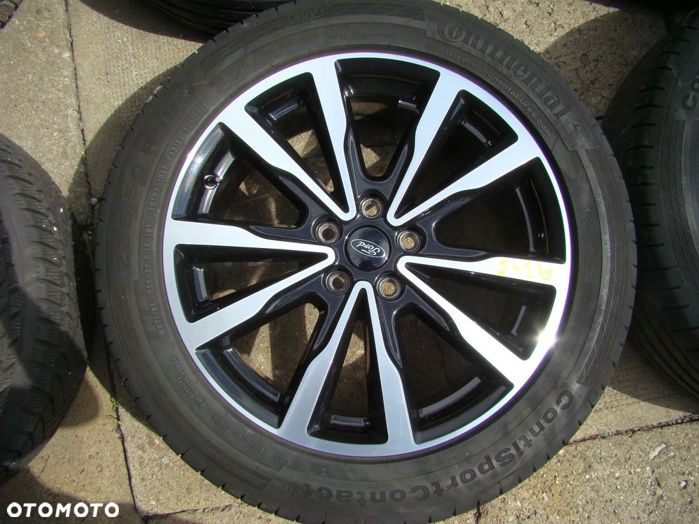 a345 5x108 Ford Kuga S-Max Galaxy 7,5jx18 opony lato 235/50 R18 czujniki - 2