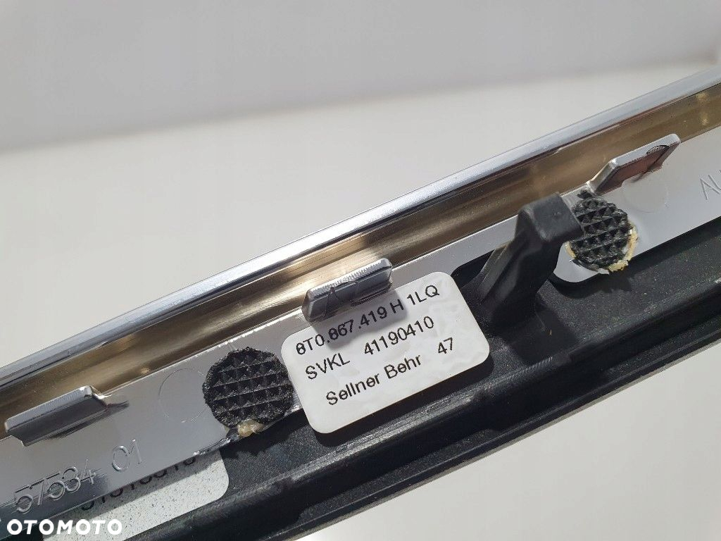 AUDI A5 8T LISTWA OZDOBNA DEKOR TAPICERKI LEWY TYŁ CZARNA CHROM 8T0867419H - 5