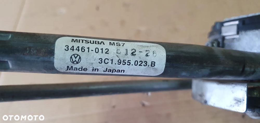 Mechanizm wycieraczek przód przedni VW Passat B6 3C1955023B 3C1955419 - 8