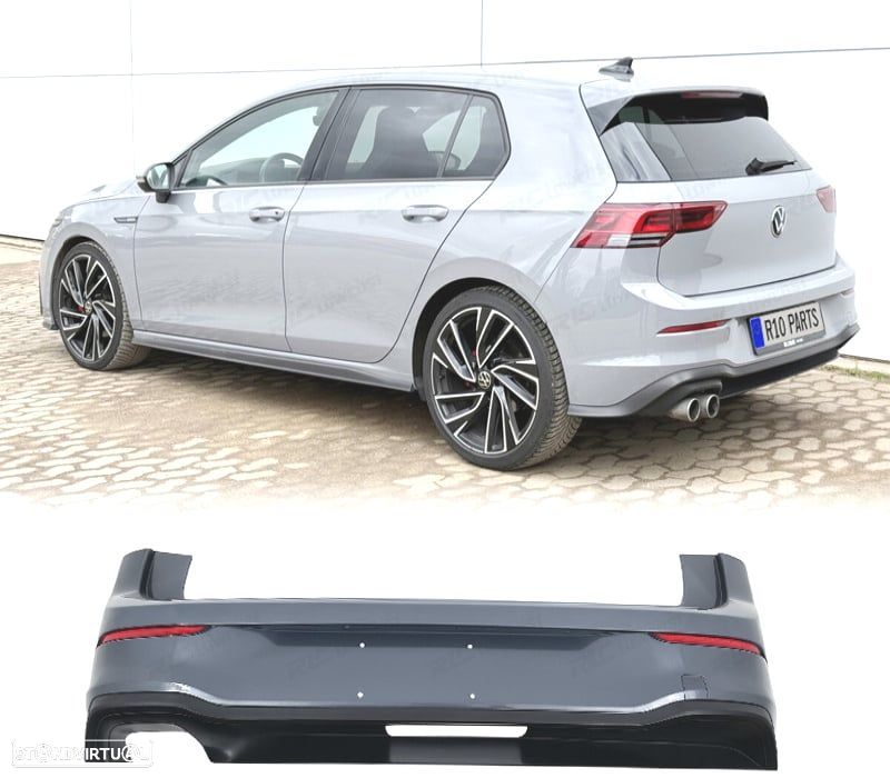 PARA-CHOQUES TRASEIRO VOLKSWAGEN VW GOLF 8 LOOK GTD - 1