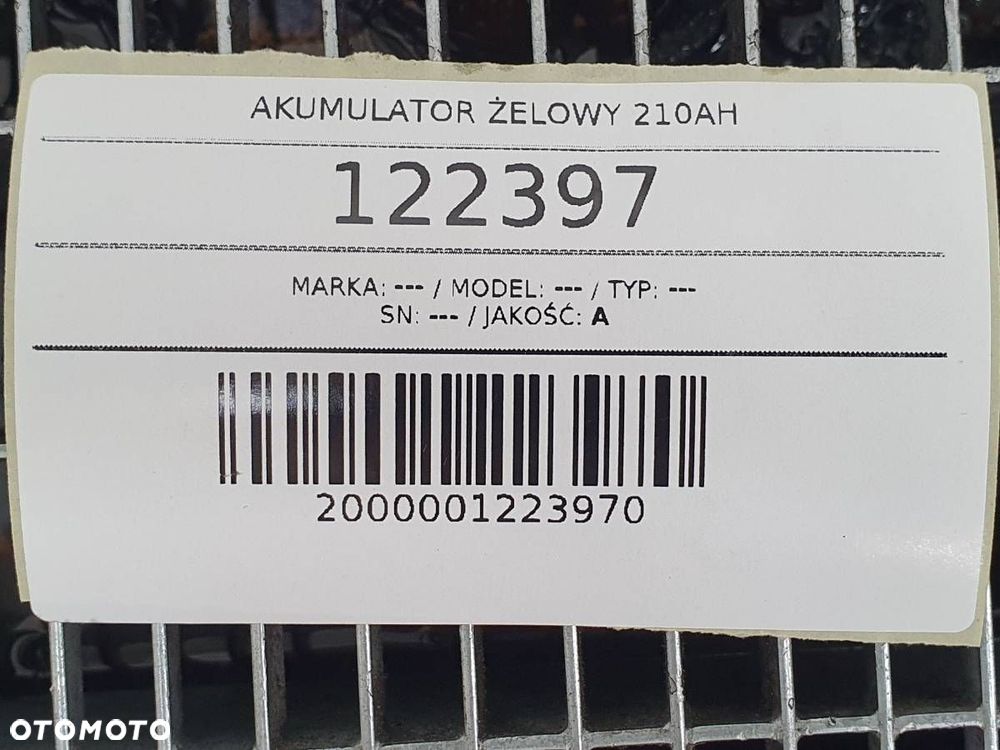 AKUMULATOR ŻELOWY 210AH - 8
