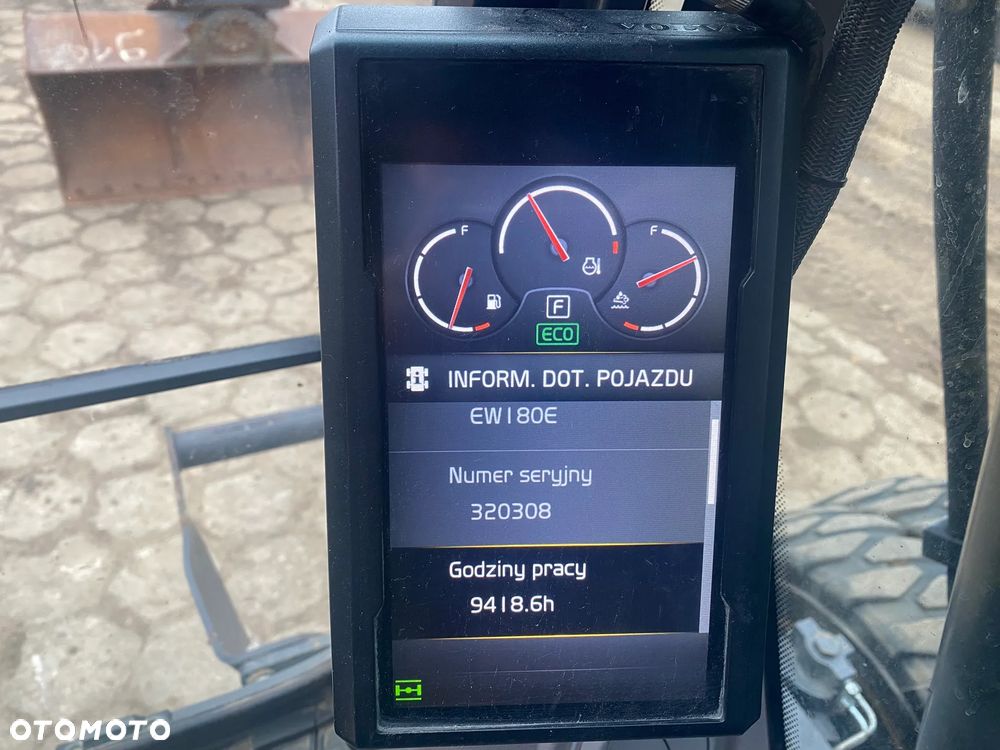 Volvo EW180E, 2017 ROK, 9400 MTH, Z NIEMIEC, - 13