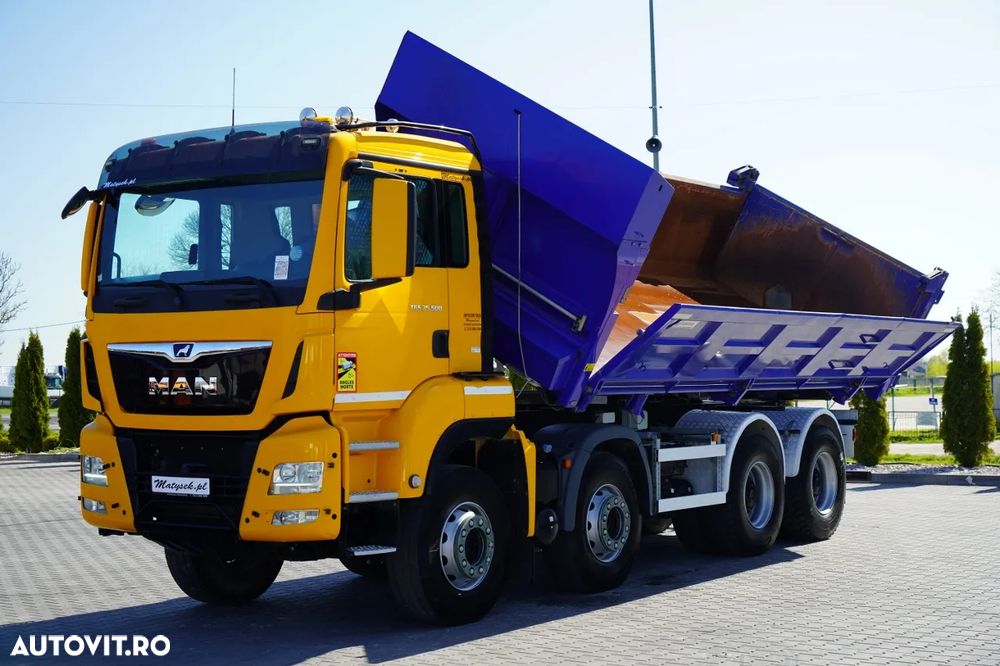 MAN TGS 35.500 / 8x4 / BASCULANTE / HYDROBURTA / BORDMATIK / NAVI / 2019 - 8