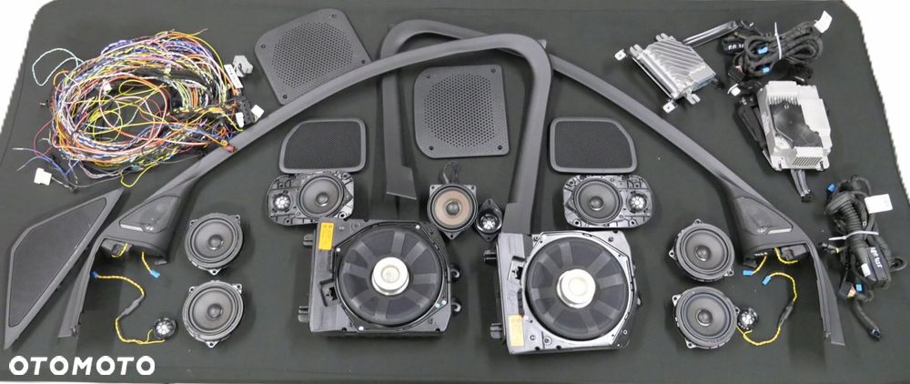 bmw 1 f40 nagłośnienie harman kardon wzmacniacz głośniki wiązka komplet - 1