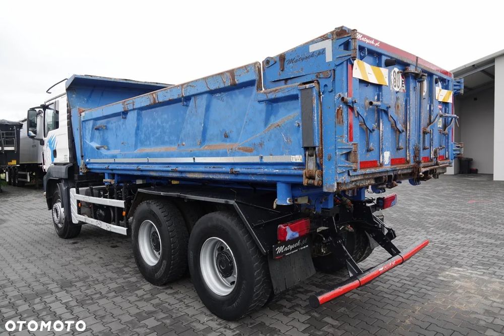 MAN TGS 26.360 / 6x4 / WYWROTKA  2- STRONNA / HYDROBURTA  / BORDMATIC / SPROWADZONY - 11