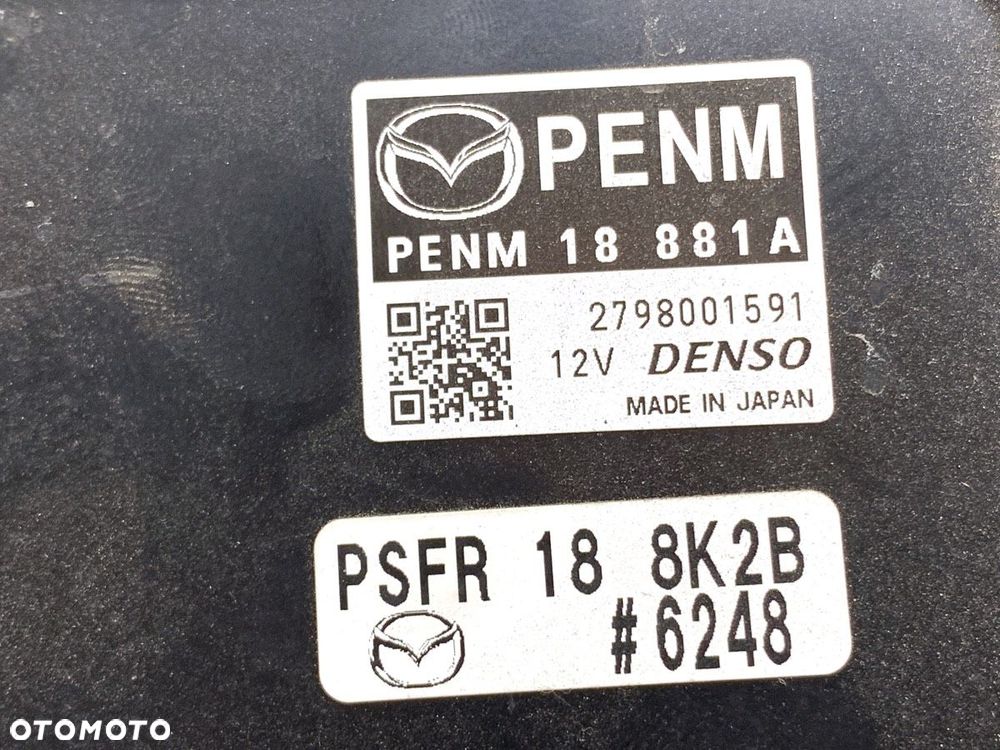 KOMPUTER SILNIKA  MAZDA CX-3 (DK) 2015 - 2022 2.0 SKYACTIV-G (DK5W, DK6W) 88 kW [120 KM] benzyna - 6