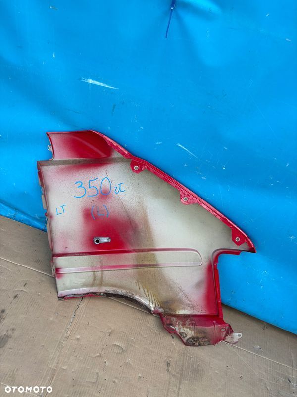 VW LT 96-06 Błotnik Przedni Lewy Oryginał Czerwony bez rdzy - 10