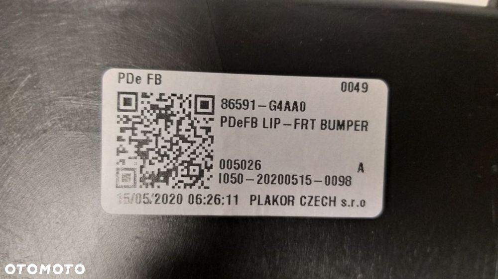 HYUNDAI I30 III FASTBACK SPOJLER HOKEJ ZDERZAKA PRZEDNIEGO NOWY 16-21 86591-G4AA0 - 4