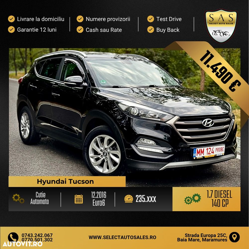 Hyundai Tucson blue 1.7 CRDi 2WD DCT Premium - 1