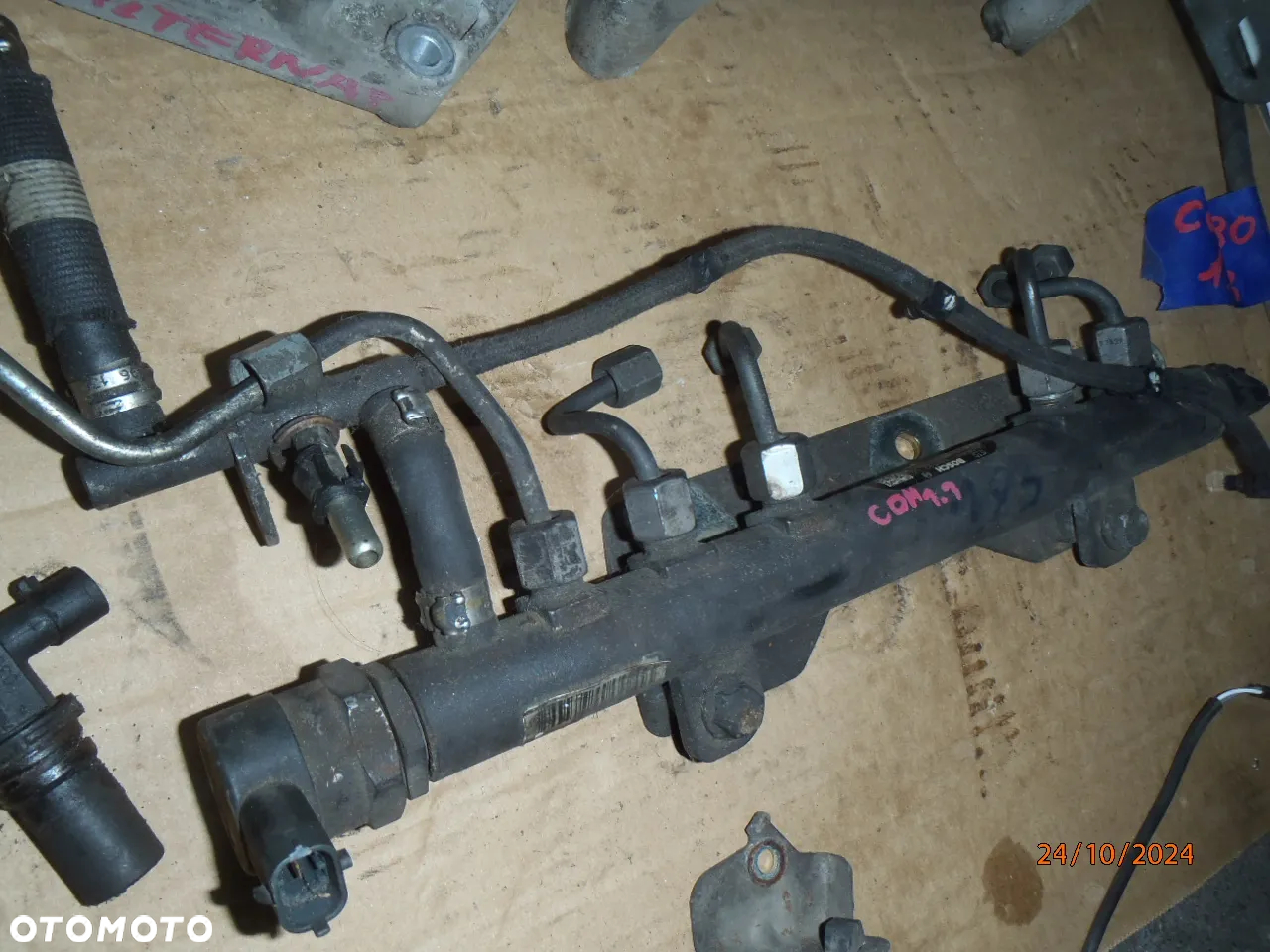 kolektor ssący alternator sprężarka sprzęgło docisk tarcza  dwumasa dwumas chłodniczka oleju opel corsa combo astra meriva 1.3 cdti - 27