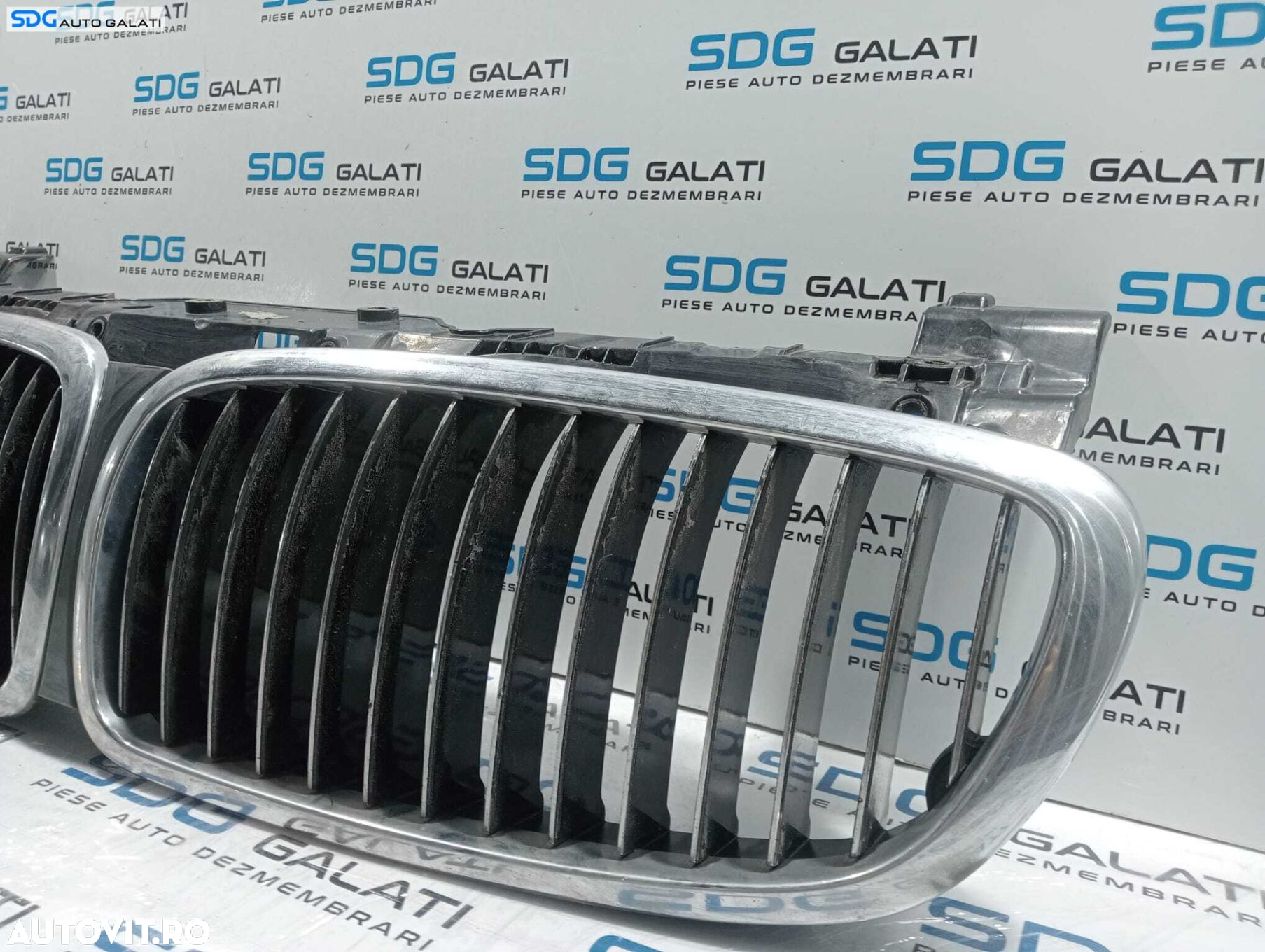Grila Centrala cu Nara Nari Grile de pe Capota BMW Seria 7 E65 E66 730 Facelift 2005 - 2008 [L4789] - 5