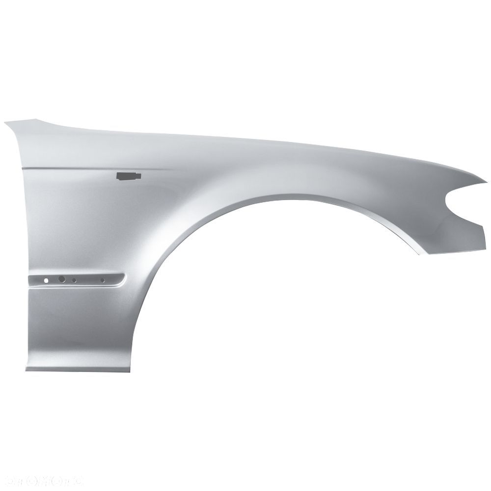 BLU Błotnik BMW 3 E46 354 prawy srebrny 01-05 przód sedan kombi FL LCI ocynk Titansilber - 2