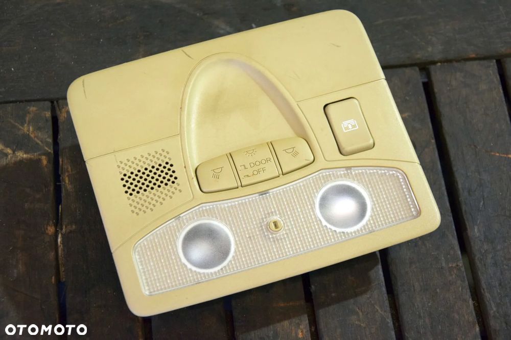 Honda Civic VIII UFO 06-11 lampka oświetlenie kabiny 34400SMG-E5 BEIGE Kremowe + sterowanie panoramy - 1