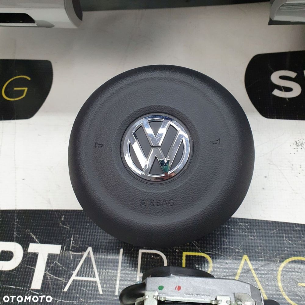 VW UP UP! DESKA ROZDZIELCZA KONSOLA KOKPIT PULPIT PODUSZKI AIRBAG AIR BAG PASY KIT SET - 7
