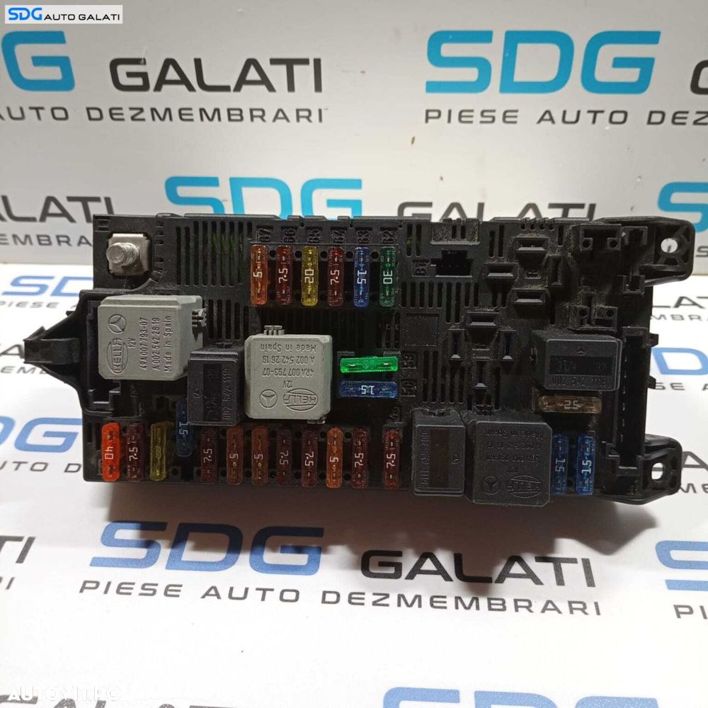 Panou Tablou Sigurante Relee SAM Mercedes Clasa E Class W211 E220 E270 2001 - 2009 Cod 2115453901 [1574] - 7