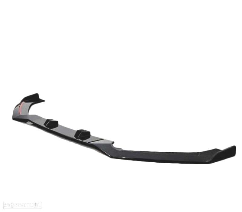 SPOILER LIP FRONTAL AUDI A6 LOOK RS6 16-18 PRETO - 2