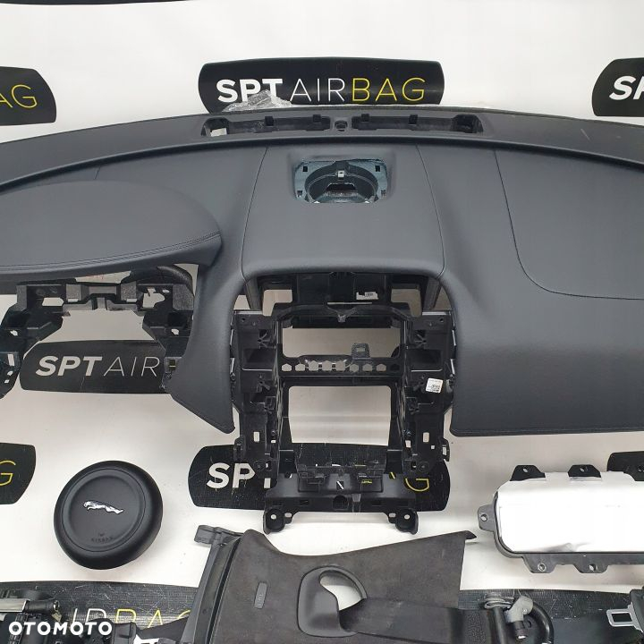 JAGUAR X761 F-PACE DESKA ROZDZIELCZA KONSOLA KOKPIT PULPIT PODUSZKI AIRBAG AIR BAG PASY KIT SET - 3