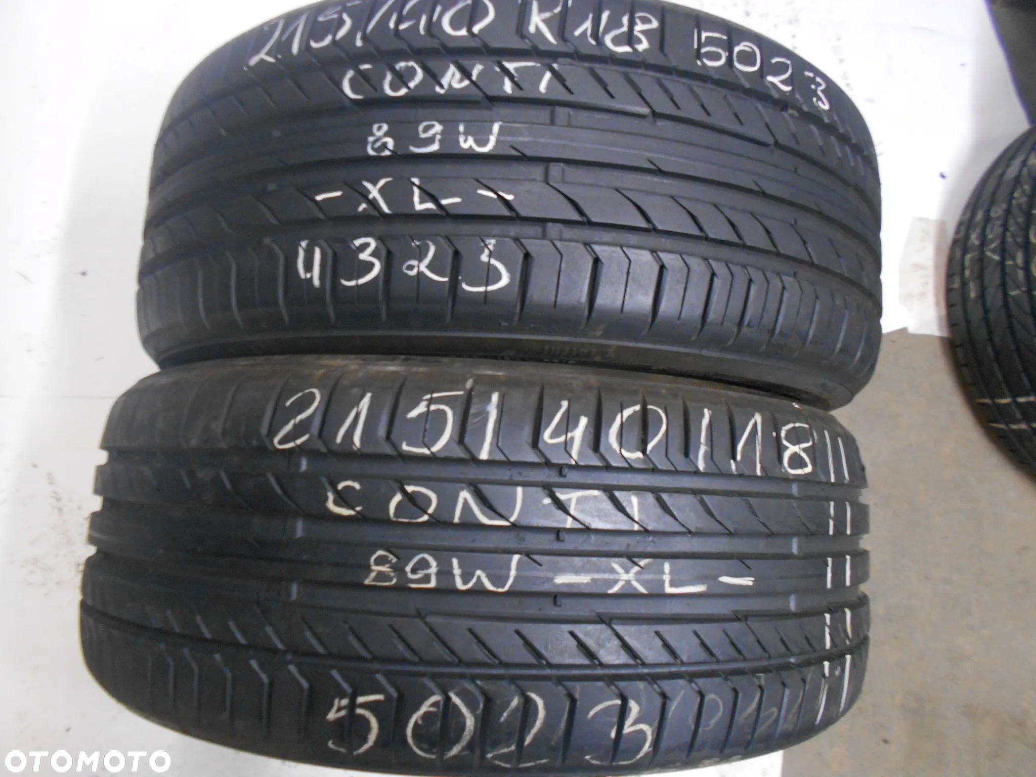 OPONY 215/40R18 CONTINENTAL CONTI SPORT CONTACT 5 XL DOT 5023 8MM - 1