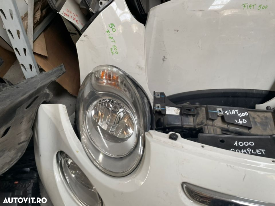 Bara fata,capota,aripa,far,radiator,ventilator si alte plastice FIAT 500L an 2013 - 6