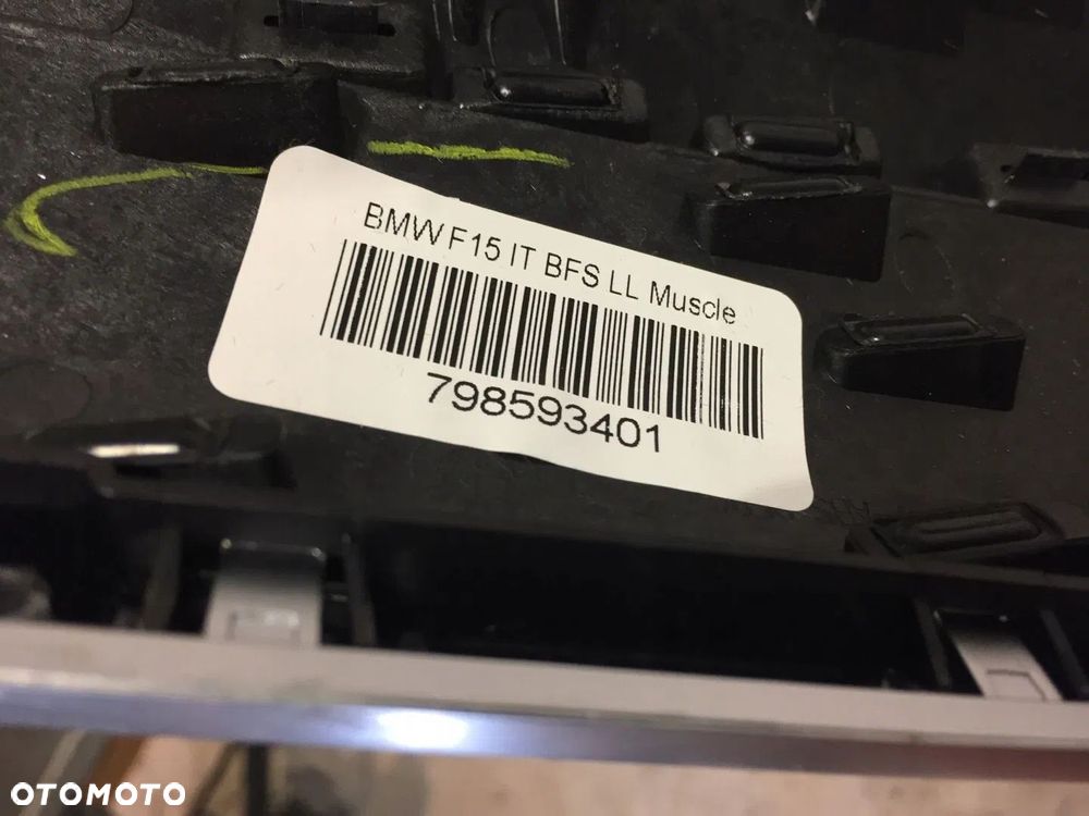 DEKOR DESKI BMW X5 F15 X6 F16 DREWNO POŁYSK MUSCLE - 11