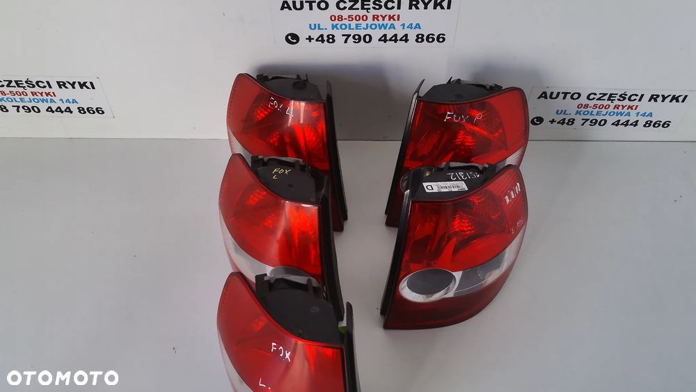 VW Fox Lampa Tył Prawa Lewa strona - 4