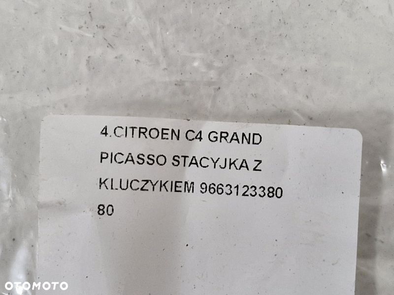 CITROEN C4 GRAND PICASSO STACYJKA Z KLUCZYKIEM 9663123380 - 11