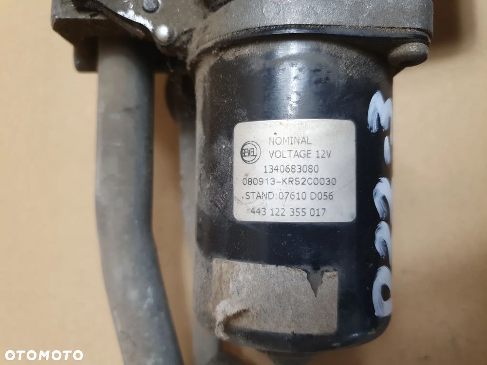 SILNICZEK MECHANIZM WYCIERACZEK FIAT DUCATO III 3 BOXER JUMPER 1340683080 - 3