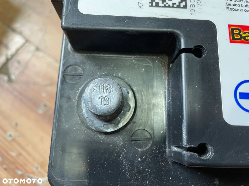 BMW akumulator AGM oryginalny 90 Ah 900 A prawy plus 19r - 2