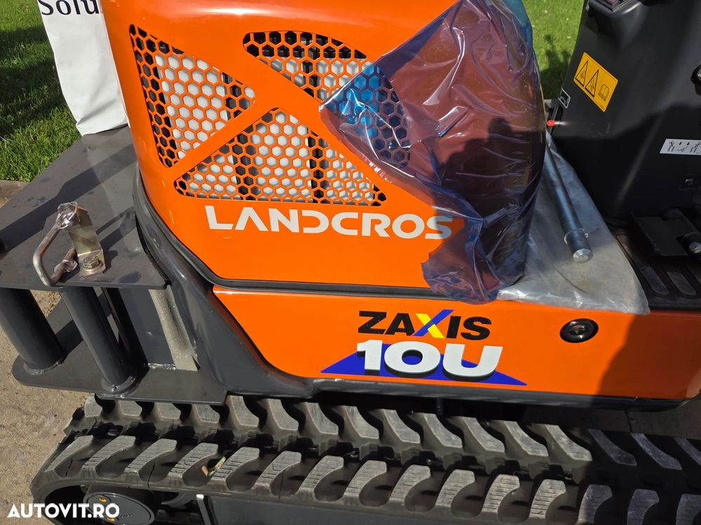 Hitachi ZX10U-6, 1,3tone, adancime sapare 2m, ridica 750kg, senile extensibile, rotire in gabarit, lama nivelare, latime 0,78m, inst picon, CUPLA RAPIDA+3 CUPE NOI, produs in JAPONIA, posibilitate leasing 5 ani, 1 an garantie-PROMOTIE 19.500 Eur+Tva - 6
