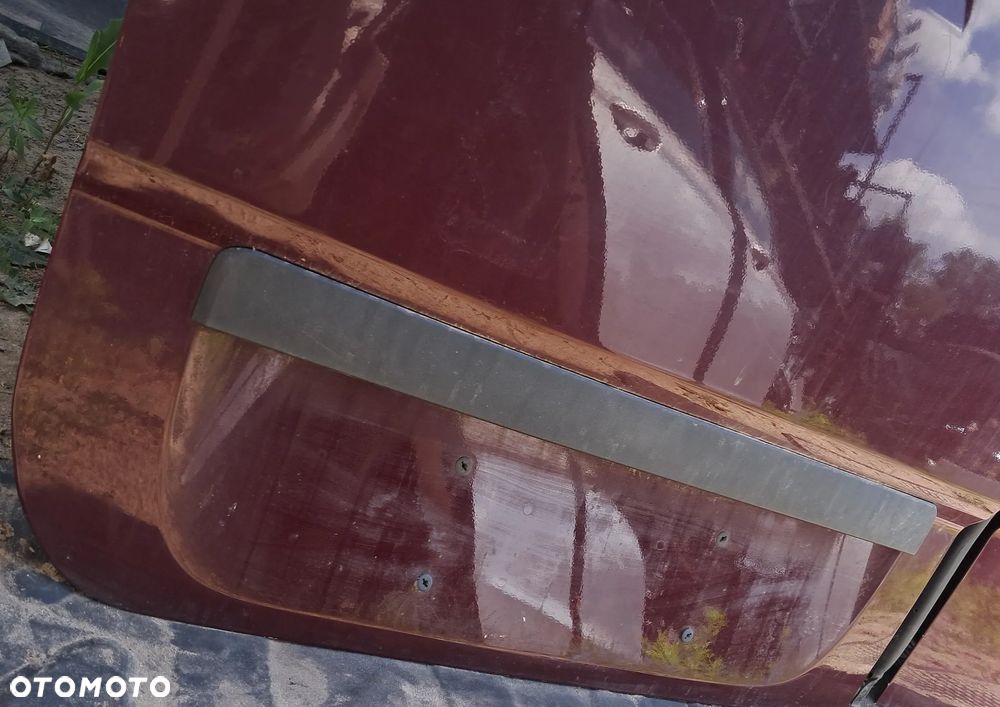 Drzwi Tył Tylne Prawe Lewe Niskie Bordowe Blaszak Mercedes Sprinter 906 Volkswagen Crafter 2006-2018 - 4