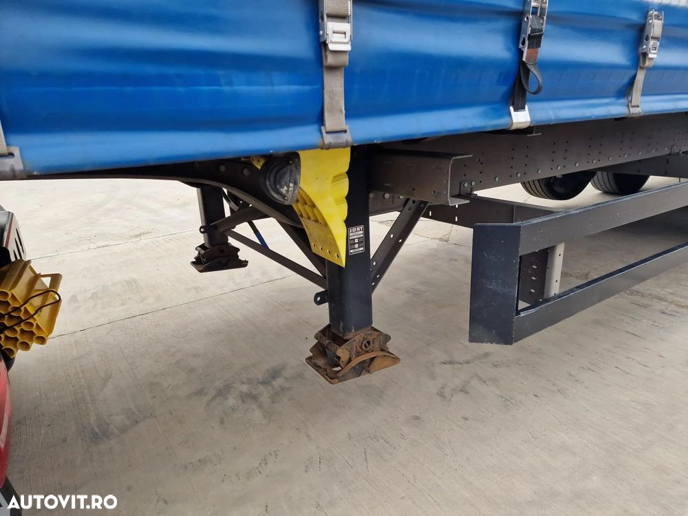 Schmitz Cargobull SCB S3T+STIVUITOR detasabil HIAB 2,5tone, 2018, AXA VIRATOARE, 13,6m lungime, usi spate, deschideri laterale, Anv 80% bune, rulata doar in Germania, posibilitate leasing 4 ani, SUPER PRET semiremorca+stivuitor-20.900 EUR+Tva - 21
