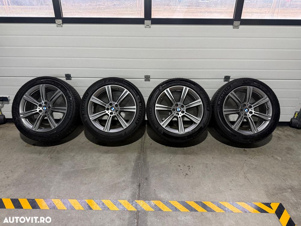 Jante Bmw X5 G5, X6 G6, originale, 20 inch, anvelope iarna Michelin, senzori presiune originali - 1